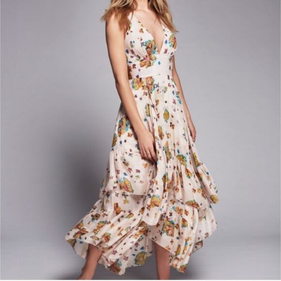 Free People Catching Glimpses Tiered Dress - Picture 1 of 5